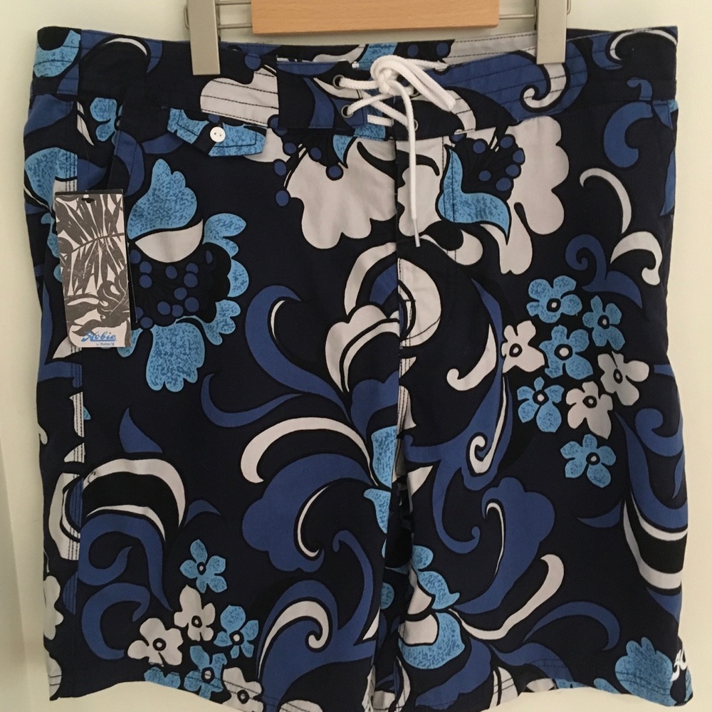 NWT Hobie by Hurley board shorts swim size 36